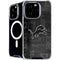 NFL Detroit Lions Black & White iPhone 16 Pro MagSafe Case